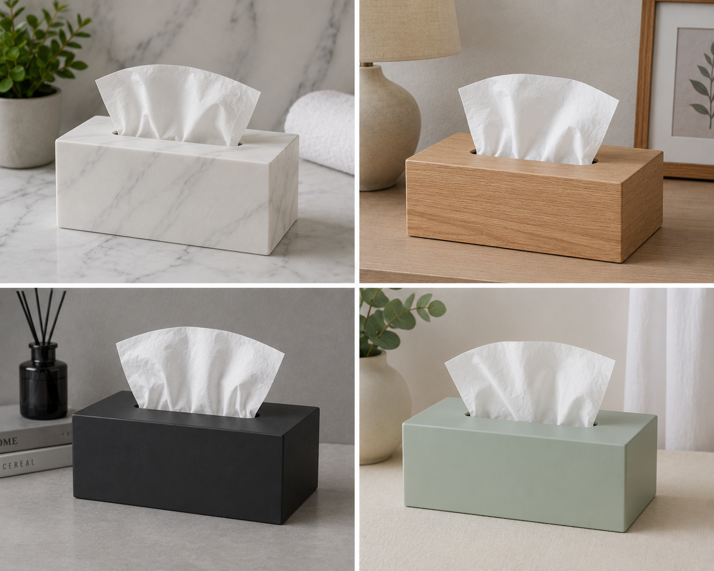 Facial tissue box