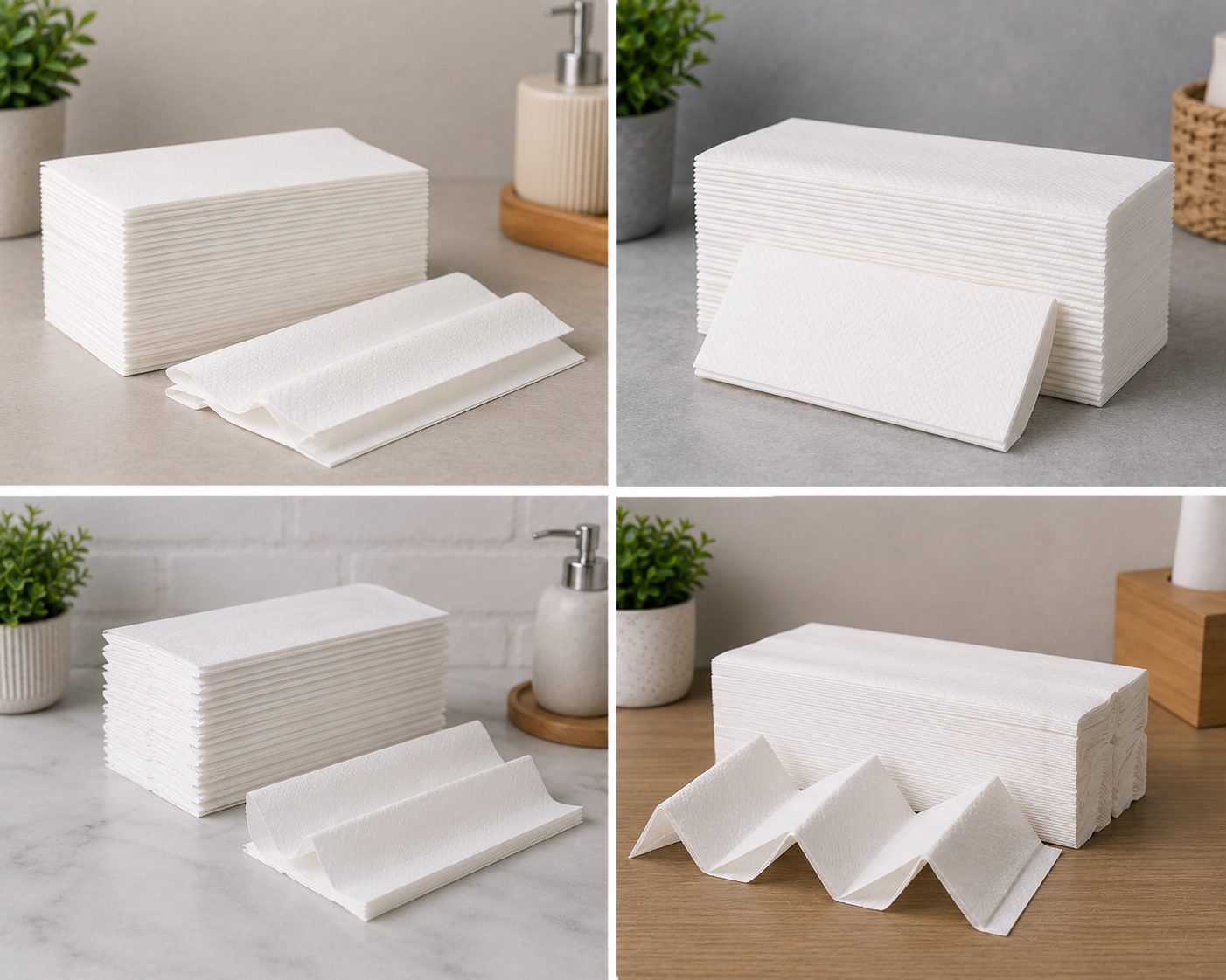 Multi fold paper towels